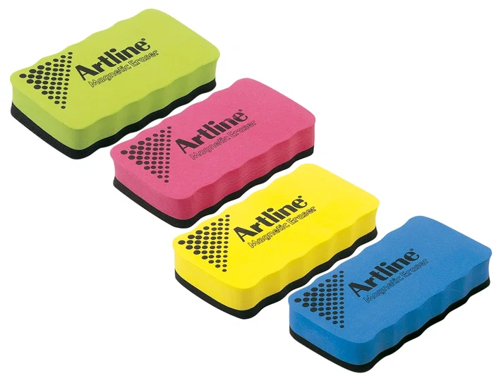 Artline Borrador Magnético para Pizarra Blanca, Borradores Pizarras, Goma Ergonómico, 110 x 55 mm
