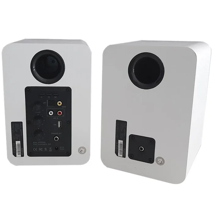 Approx Altavoces Autoamplificados 60W RMS Bluetooth 5.0 con Carcasa de Madera