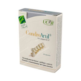 Cien Por Cien Natural Condroartil Colágeno UC-II 30 Cápsulas para Cartílago y Articulaciones