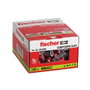 FISCHER SX Plus Taco Expansión 4 Direcciones - 8 x 40 mm - Caja 100 uds - Ref. 454.1303 - Para Hormigón, Ladrillo Macizo y Materiales Sólidos