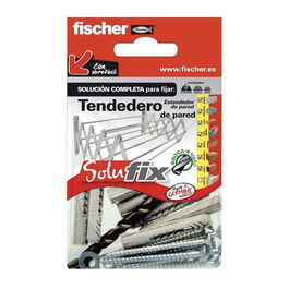 Fischer Kit fijación Tendedero Pared 569814 Solufix