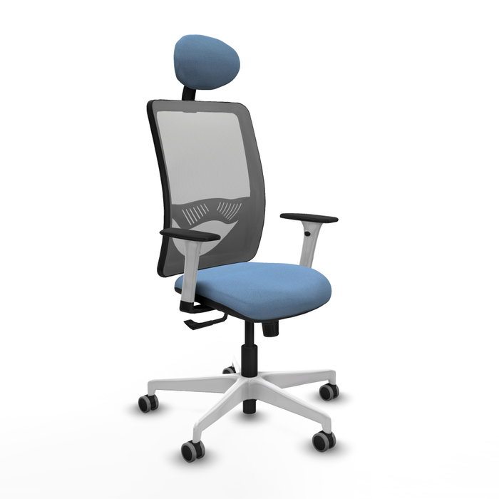 PIQUERAS Y CRESPO Silla de oficina Zulema Azul cielo y Gris PIQUERAS Y CRESPO Silla de oficina Zulema Azul cielo y Gris