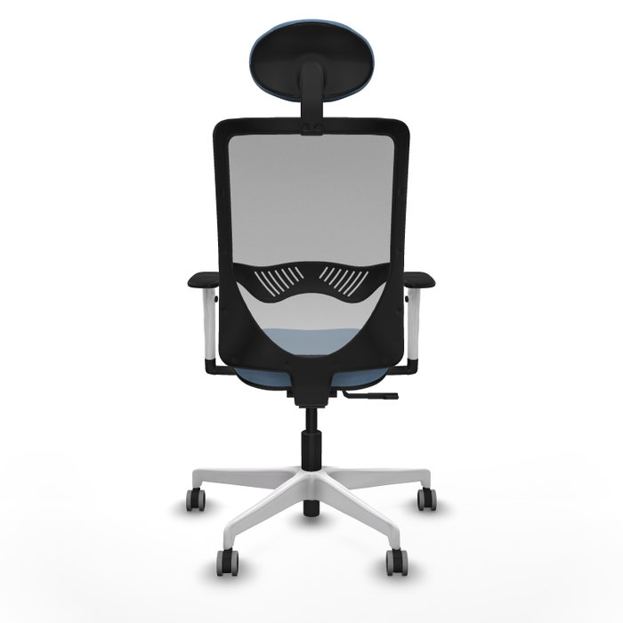 PIQUERAS Y CRESPO Silla de oficina Zulema Azul cielo y Gris PIQUERAS Y CRESPO Silla de oficina Zulema Azul cielo y Gris