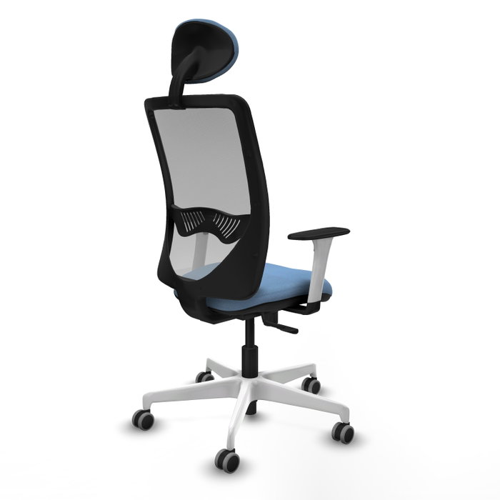 PIQUERAS Y CRESPO Silla de oficina Zulema Azul cielo y Gris PIQUERAS Y CRESPO Silla de oficina Zulema Azul cielo y Gris