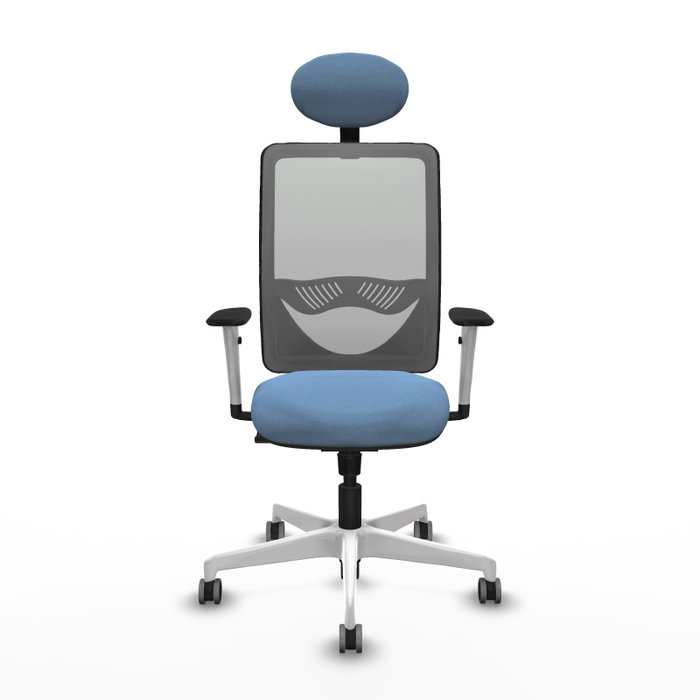 PIQUERAS Y CRESPO Silla de oficina Zulema Azul cielo y Gris PIQUERAS Y CRESPO Silla de oficina Zulema Azul cielo y Gris