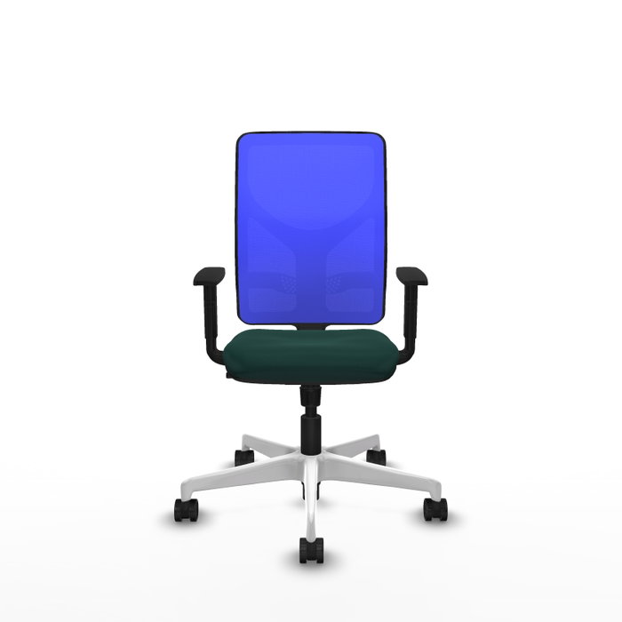 PIQUERAS Y CRESPO Silla de oficina Motilla con mecanismo Sincro, Verde botella y Azul PIQUERAS Y CRESPO Silla de oficina Motilla con mecanismo Sincro, Verde botella y Azul
