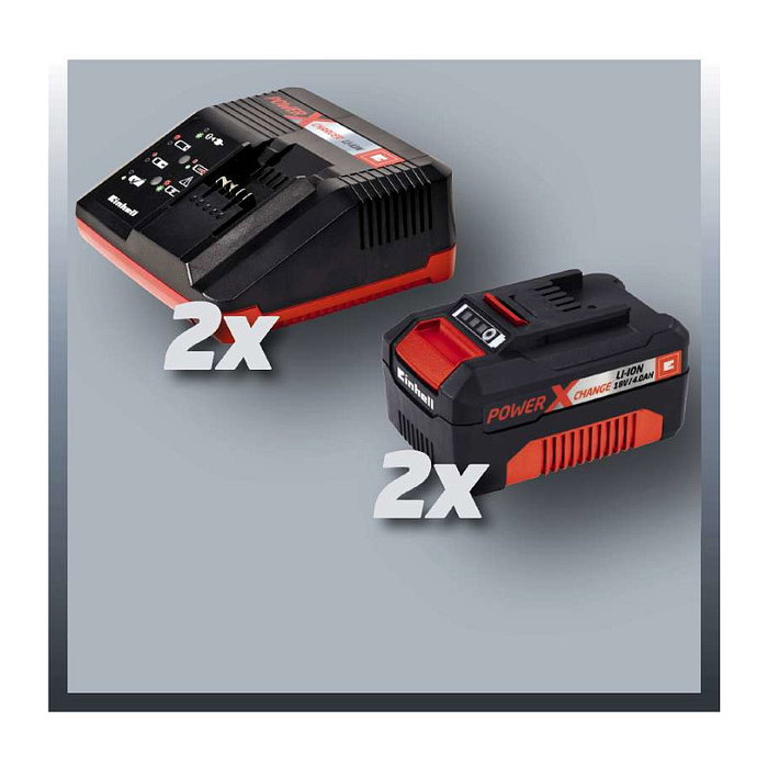 Einhell GE-CM 43 Li M Kit con 2 baterías de 4,0 Ah