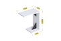 Hanah Home Mesa Auxiliar Zoey Negro Blanco 40x54x30 cm Tablero Partículas Melamina 18mm