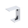 Hanah Home Mesa Auxiliar Zoey Negro Blanco 40x54x30 cm Tablero Partículas Melamina 18mm