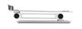 Durable 505023 Soporte Elevador Portátil Universal, Ajuste Ergonómico Altura Ángulo, Aluminio, Plata