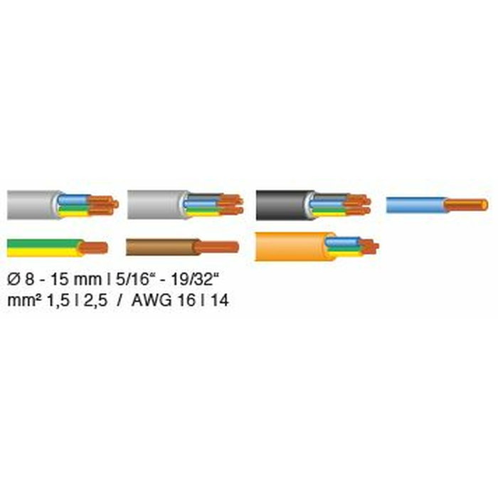 JOKARI Pelacables UNI-PLUS para cables de 8-15mm JOKARI Pelacables UNI-PLUS para cables de 8-15mm