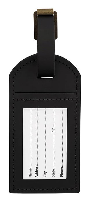 Fender Etiqueta de equipaje surfer vintage negro
