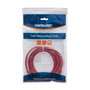 Intellinet Cable de Red Patch RJ45 U/UTP Cat6 2 m, CCA 24 AWG, Hebelschutz (Protector de Pestillo), Rojo