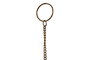 DKD Home Decor Decoracion Colgante Indio Dorado Metal 66 x 33 x 1 cm (4 Unidades)