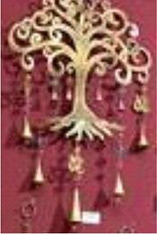 DKD Home Decor Decoración Colgante Metal 33x1x66 Dorado