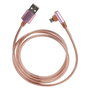 Be Mix Cable Micro USB Color Metal para Carga y Sincronización de Datos, Flexible, 100cm