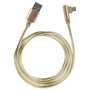 Be Mix Cable Micro USB Color Metal para Carga y Sincronización de Datos, Flexible, 100cm