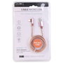 Be Mix Cable Micro USB Color Metal para Carga y Sincronización de Datos, Flexible, 100cm
