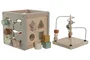 DKD Home Decor Cubo de Actividades Multicolor en Madera y Metal