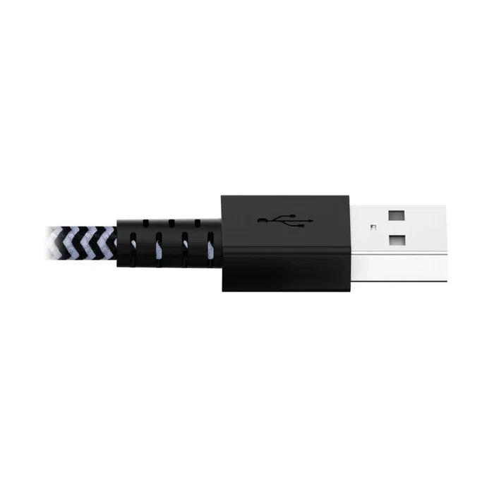 Tripp Lite Cable USB-A a Lightning M100-003-HD de 0.9 m (3 pies) Negro, Certificado MFi, para servicio pesado con fibra Kevlar, Compatible con iPhone 5 al X, iPad, iPod