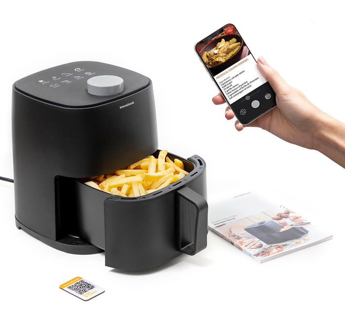 Inde Freidora de Aire Innovagoods Fryinn Lite 2000 Negro
