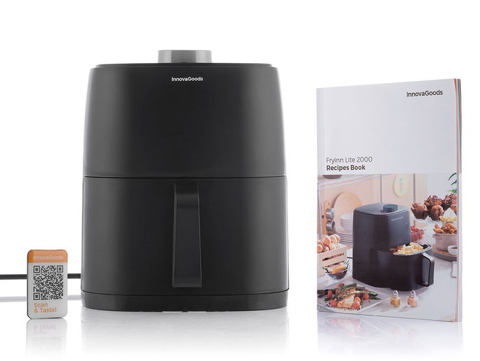 Inde Freidora de Aire Innovagoods Fryinn Lite 2000 Negro