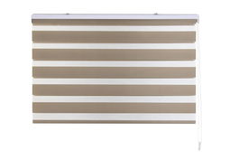 DKD Home Decor Estor Básico Día-Noche Marrón Poliéster 190 x 120 cm