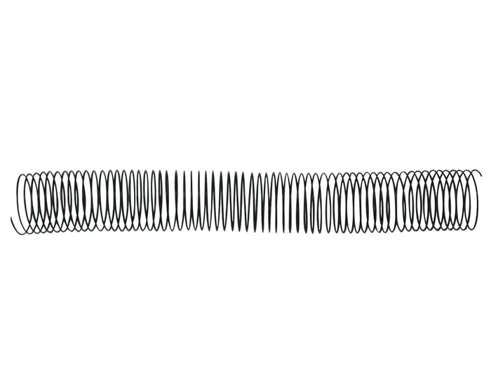 Q-connect Espiral Metálico Encuadernación 64 5:1 38mm 1,2mm Negro Caja 25 Unidades