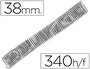 Q-connect Espiral Metálico Encuadernación 64 5:1 38mm 1,2mm Negro Caja 25 Unidades