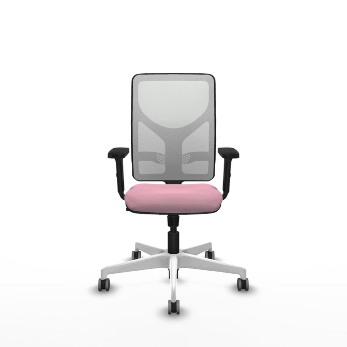 PIQUERAS Y CRESPO Silla de oficina Motilla con mecanismo Sincro, Rosa y Blanco PIQUERAS Y CRESPO Silla de oficina Motilla con mecanismo Sincro, Rosa y Blanco