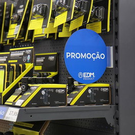 Edm Display Promoción "promoção" Portugués ø 20cm Soporte Adhesivo 02942