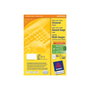 Avery Zweckform Etiquetas adhesivas A4 3651, 105 etiquetas por hoja, 52.5 x 29.7 mm