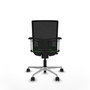 PIQUERAS Y CRESPO Silla de oficina Yunquera con mecanismo Sincro/Traslack, Verde y Negro