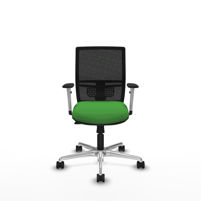 PIQUERAS Y CRESPO Silla de oficina Yunquera con mecanismo Sincro/Traslack, Verde y Negro PIQUERAS Y CRESPO Silla de oficina Yunquera con mecanismo Sincro/Traslack, Verde y Negro