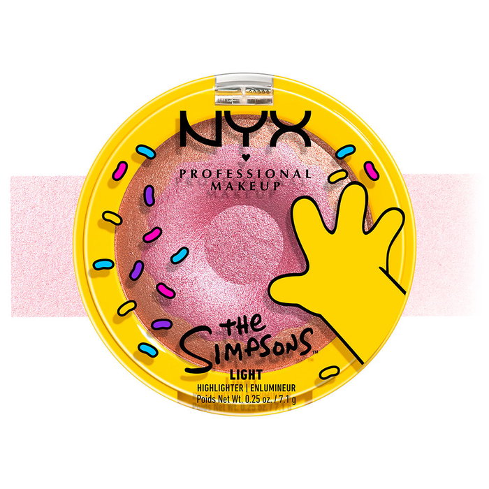 NYX THE SIMPSONS Donut Highlighter en Polvo #Light 7,1 gr - Iluminador Vegano de Edición Limitada NYX THE SIMPSONS Donut Highlighter en Polvo #Light 7,1 gr - Iluminador Vegano de Edición Limitada