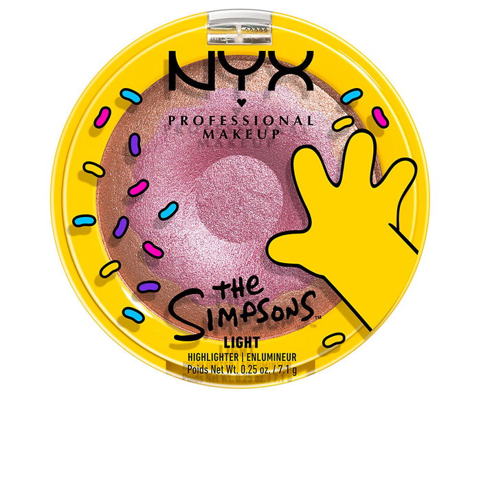 NYX THE SIMPSONS Donut Highlighter en Polvo #Light 7,1 gr - Iluminador Vegano de Edición Limitada NYX THE SIMPSONS Donut Highlighter en Polvo #Light 7,1 gr - Iluminador Vegano de Edición Limitada