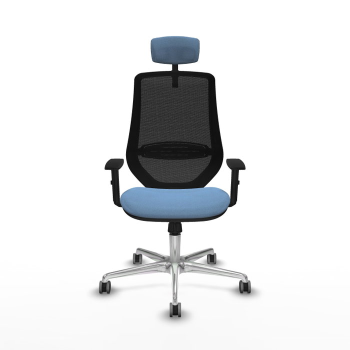 PIQUERAS Y CRESPO Silla de oficina Mardos con mecanismo Sincro, Azul cielo y Negro PIQUERAS Y CRESPO Silla de oficina Mardos con mecanismo Sincro, Azul cielo y Negro