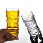 Hermia Set de Copas de Cóctel de Vidrio Transparente, Capacidad 420 ml, Tamaño 16 x 7.3 cm