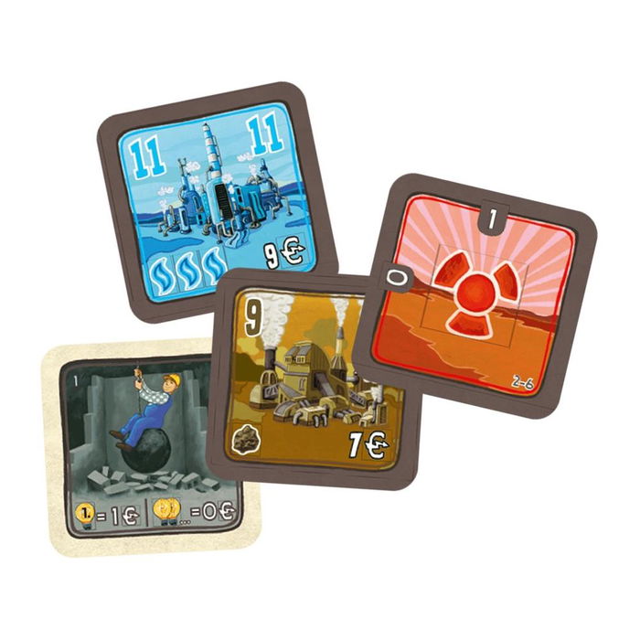 2F-Spiele Alta Tensión: El Juego de Cartas - Juego de Mesa Estratégico de Gestión de Energía para 2-6 Jugadores (+10 Años), 60 Min, Español