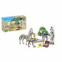 Playmobil 71295 Wiltopia Fotógrafo de animales con cebras y disfraz