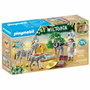 Playmobil 71295 Wiltopia Fotógrafo de animales con cebras y disfraz