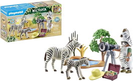 Playmobil 71295 Wiltopia Fotógrafo de animales con cebras y disfraz