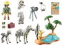 Playmobil 71295 Wiltopia Fotógrafo de animales con cebras y disfraz