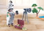 Playmobil 71295 Wiltopia Fotógrafo de animales con cebras y disfraz