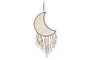 DKD Home Decor Atrapasueños Blanco y Natural con Plumas