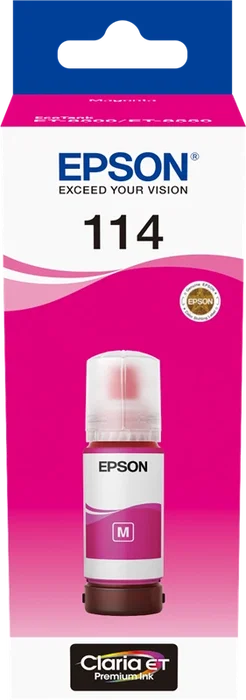 Epson Botella de Tinta EcoTank 114 Magenta 70 ml C13T07B340 Epson Botella de Tinta EcoTank 114 Magenta 70 ml C13T07B340