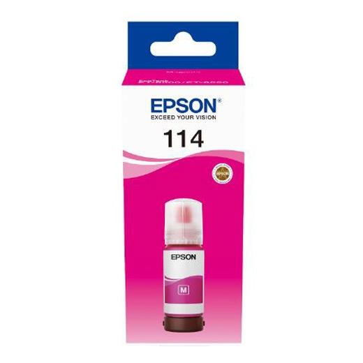 Epson T114 Magenta 70 ml Botella de Tinta EcoTank ET-8500 / 8550