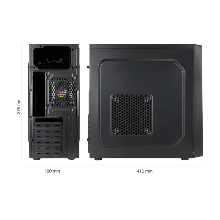 TOOQ TQC-5701U3C-B Caja Semitorre Negra