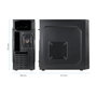 TOOQ TQC-5701U3C-B Caja Semitorre Negra
