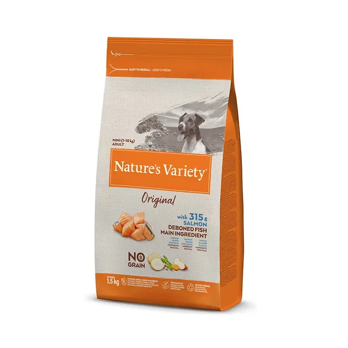Affinity Nature's Variety Dog No Grain Adult Mini Salmón Pienso para Perro 1,5 kg Affinity Nature's Variety Dog No Grain Adult Mini Salmón Pienso para Perro 1,5 kg